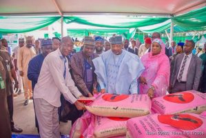 FG FLAGS-OFF OF THE SALES OF 30,000MT MILLED RICE TO NIGERIANS AT SUBSIDIZED RATE