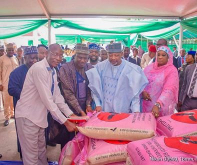 FG FLAGS-OFF OF THE SALES OF 30,000MT MILLED RICE TO NIGERIANS AT SUBSIDIZED RATE