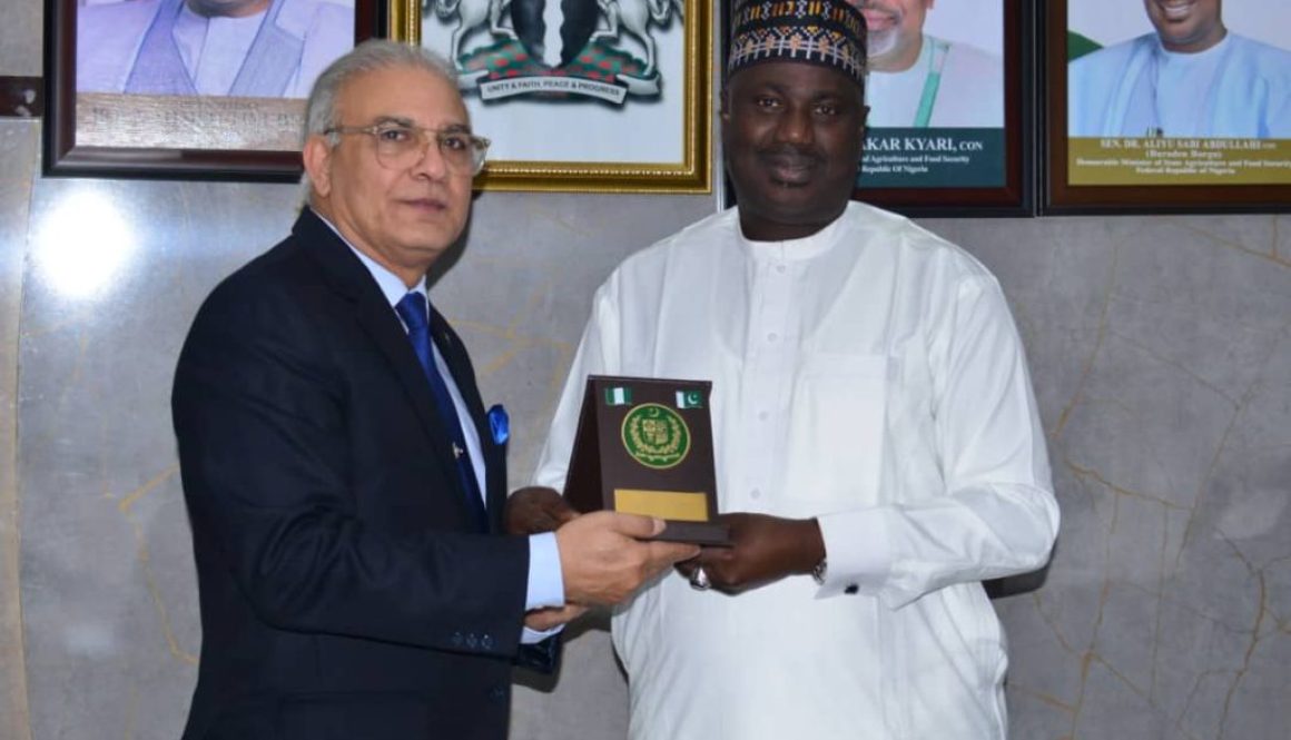 FG TO PARTNER PAKISTANI GOVT TO IMPROVE AGRICULTURAL PRODUCTION